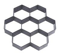 CAIONPLE DIY Patio Walk Maker Moule à pavés en béton réutilisable Moule à pavés de jardin 30 x 30 cm