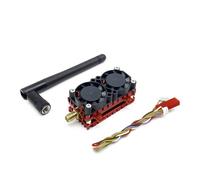 CAIONPLE Émetteur Vidéo FPV 5W 5.8G VTX 5000mW 48CH avec Ventilateur de Refroidissement 2S-6S pour Drone RC Longue Portée FPV