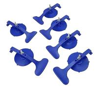 CAIONPLE Ensemble de 6 Pinces à Ventouse Ventouses de Fenêtre pour Sceller la Lunette au Collage de Réparation de Pare-Brise en Verre Convertible