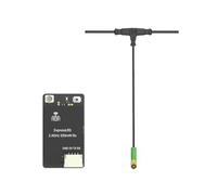 CAIONPLE ExpressLRS ELRS Récepteur RX 2,4 GHz 500 MW avec mini antenne de 40 mm pour drone RC FPV Racing