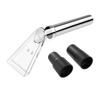CAIONPLE Extracteur manuel avec tête transparente pour le nettoyage des coussins et de tapis, tige d'aspirateur pour l'entretien de la voiture