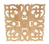 CAIONPLE Fourniture de décalcomanies en bois Style européen Applique en bois véritable Accessoires de sculpture et vente au détail. Sculpture sur bois