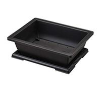 CAIONPLE Grand Pot de Fleur Rectangle Bonsaï PéPinièRe JardinièRe Balcon Conteneur 29X21X10.5Cm
