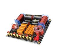 CAIONPLE Haut-parleur professionnel à trois voies 450 W, répartiteur haute performance, 750 Hz/5000 Hz, scène, home cinéma, filtre croisé audio à 3 unités, facile à utiliser