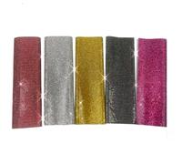 CAIONPLE Housse de poignée de microphone avec strass scintillants - Pour la plupart des microphones sans - Multicolore