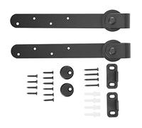 CAIONPLE Kit de matériel de grange monté sur le dessus Rail de suspension Rail en acier Armoire Porte Roulettes Rail pour porte unique