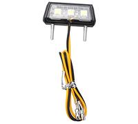 CAIONPLE Lampe LED DÉCoratif De Moto Lampe De La Plaque D'immatriculation pour Blanc