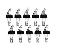 CAIONPLE Lot de 10 becs verseurs de bouteille mesurés automatiquement, avec queue et col, bec verseur de 30 ml