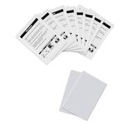CAIONPLE Lot de 10 cartes de nettoyage pour imprimante d'étiquettes - Accessoires de rechange pour imprimante d'étiquettes