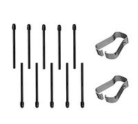 CAIONPLE Lot de 10 pointes de marqueur/pointes de rechange pour le stylo 2 Stylus Pen (noir)