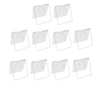 CAIONPLE Lot de 10 supports pliables en acrylique transparent pour couteaux
