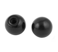 CAIONPLE Lot de 2 boutons sphériques en plastique - Hauteur : 32 mm - Diamètre : 35 mm - Filetage M10