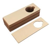 CAIONPLE Lot de 20 boutons de porte en bois non traité pour peindre, bricolage, bureau à domicile, décoration d'hôtel, utilisation commerciale A