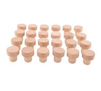 CAIONPLE Lot de 24 bouchons en liège pour bouteilles de vin - Réutilisables - Bouchon de vin - Bouchon en caoutchouc