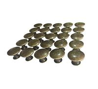 CAIONPLE Lot de 25 boutons de porte vintage - 30 mm - Pour commode et armoire - Bronze vieilli