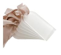 CAIONPLE Lot de 70 cartons de table vides en acrylique mat - Feuille transparente - Étiquettes cadeaux - Étiquette nominative - Plan de table - Marquage de place DIY pour mariage