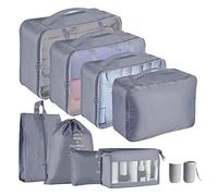 CAIONPLE Lot de 9 cubes d'emballage légers pour valise, organiseur de valise