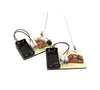 CAIONPLE Mint Kits d'apprentissage du code Morse, construction de machine télégraphique, expérience avec circuits électriques, kit d'électricité (pas de batterie)
