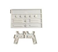 CAIONPLE Moule en silicone pour banc de parc, chaise et banc, moule en plâtre, banc en forme de cœur, moules en plâtre, moules faits à la main pour décoration de la maison
