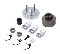 CAIONPLE RC Cloche d'embrayage 14T Roulement Chaussures d'embrayage Ressorts et moteur Écrou Roue d'inertie Assemblage pour 1/8 RC Modèle Nitro Voiture