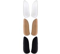 CAIONPLE Talonnettes médiales et latérales en silicone pour supination et pronation, semelles adhésives correctrices en gel pour les jambes arquées, l'alignement des pieds, les douleurs au genou