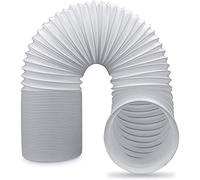 CAIONPLE Tuyau D'éChappement Portable pour Climatiseur - 5 Pouces de DiamèTre - 59 Pouces de Long - Tube Flexible Universel dans Le Sens Inverse des Aiguilles d'une Montre