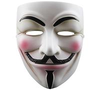 CAIONPLE V pour Anonyme Masque de Cosplay en resine de Guy Fawkes, Costume de Fete,Props de Jouet
