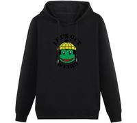caipiao Finn Wolfhard Let's Get Weird Black Printing Graphic Mens Sweatshirts Unisex Hooded Size S