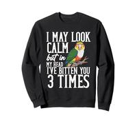 Caique à Ventre Blanc Calme pour Amoureux des perroquets Sweatshirt