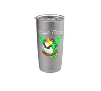 Caique Mama | Parrot Bird Mom Aquarelle Gobelet isotherme en acier inoxydable double paroi
