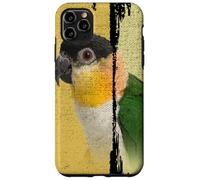 Caique Perroquet Vintage Brush Art Coque pour iPhone 11 Pro Max