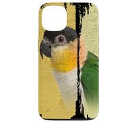 Caique Perroquet Vintage Brush Art Coque pour iPhone 13