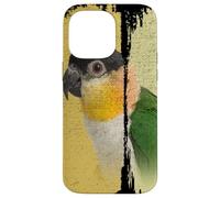 Caique Perroquet Vintage Brush Art Coque pour iPhone 14 Pro Max