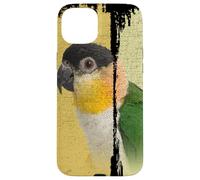 Caique Perroquet Vintage Brush Art Coque pour iPhone 15 Plus