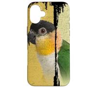 Caique Perroquet Vintage Brush Art Coque pour iPhone 16 Plus
