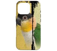 Caique Perroquet Vintage Brush Art Coque pour iPhone 16 Pro