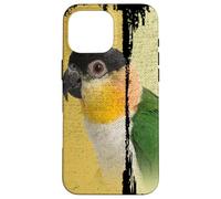 Caique Perroquet Vintage Brush Art Coque pour iPhone 16 Pro Max