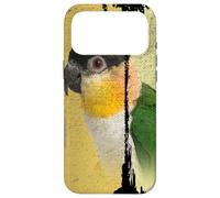 Caique Perroquet Vintage Brush Art Coque pour iPhone 17 Pro Max