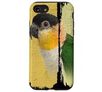 Caique Perroquet Vintage Brush Art Coque pour iPhone SE (2020) / 7/8