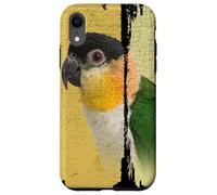 Caique Perroquet Vintage Brush Art Coque pour iPhone XR