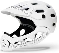 Cairbull ALLCROSS Casque intégral de vélo de montagne Cross country Sports extrêmes Sécurité blanc _ M / L (56- 62CM)