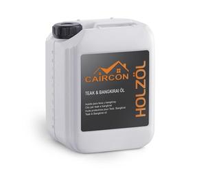 CAIRCON Huile protectrice pour Teck, bois exotique dur - Mobilier de jardin terrasse - 5L