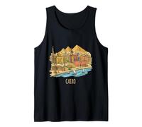 Caire Egypte Voyage Souvenir Ville Monument Cadeau Débardeur