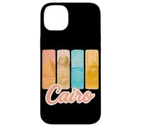 Caire Pastel Coup de Pinceau Art avec Monuments égyptiens Coque pour iPhone 14 Plus