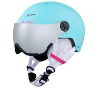 Casque de ski Ã VisiÃšre Cairn Android Visor J (Turquoise Neon Pink) Enfant Cat. 3 54-56 cm