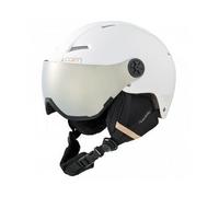 Casque de ski à visière CAIRN Android Visor (Mat White Biscuit) 57-58 cm