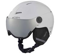 Cairn - Casque de ski à visière - Android Visor Mat White Gray - Taille 57-58 cm - Gris Gris 57-58 cm