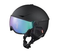 Cairn - Casque à visière avec réflecteur Recco® - Rise II Visor Mat Black Cameleon - Taille 58-61 cm - Noir Noir 58-61 cm
