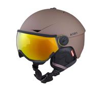 Casque de ski à visière CAIRN RISE II VISOR (MAT CACAO) cat. 3 58-61