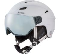 Cairn - Casque de ski/snowboard à visière - Electron Visor White - Taille 53-54 cm - Blanc Blanc 53-54 cm